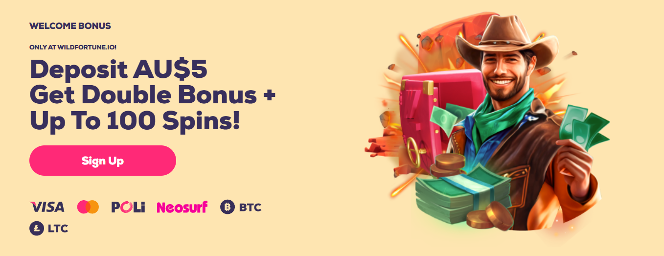 Wild Fortune Welcome Bonus