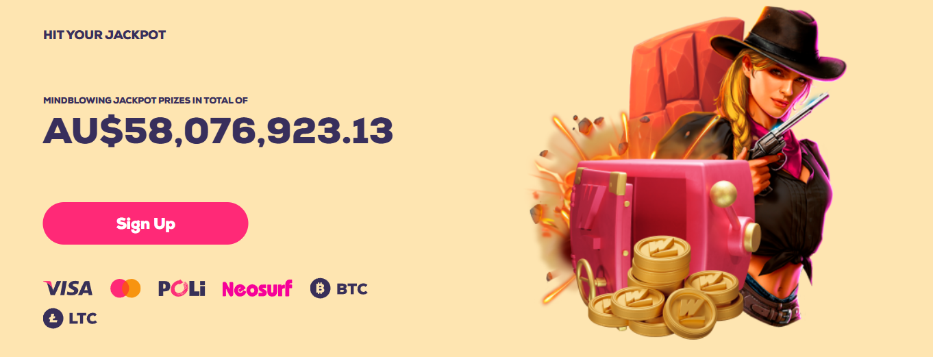 Wildfortune casino jackpot games banner